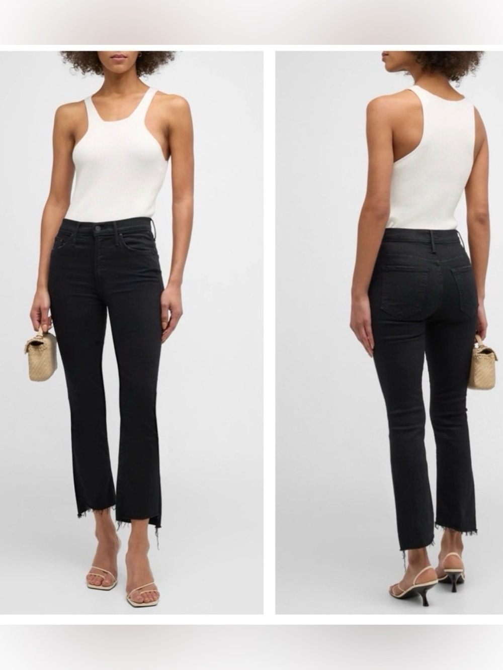 Mother Jeans The Hustler Ankle Fray Encounters at night womens Size 27